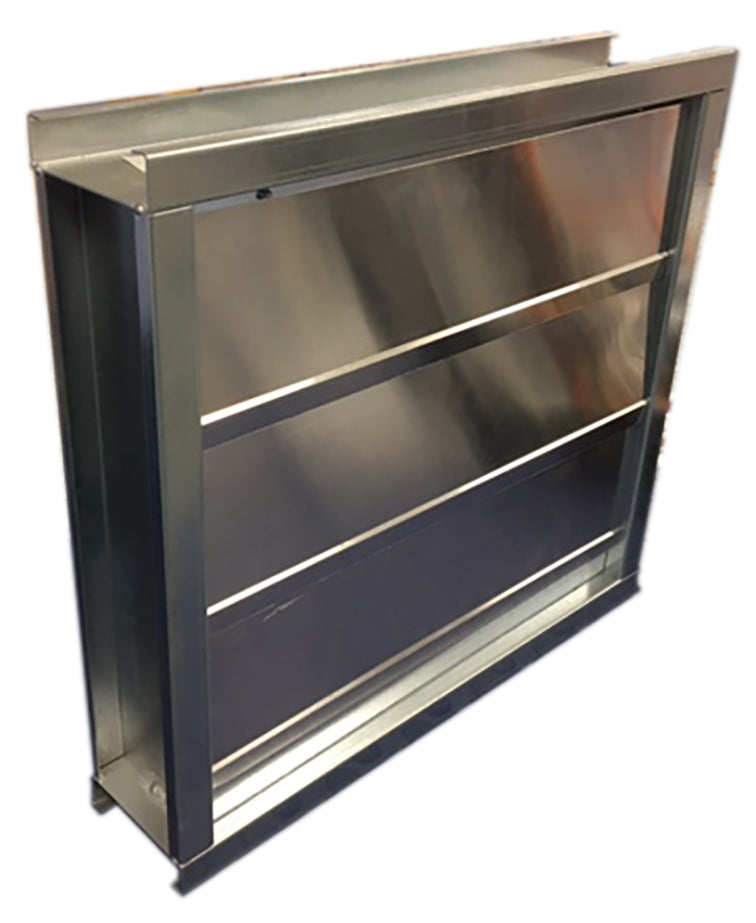 Mundofan Überdruck-Ausblasgitter für Ventilatorbox verstärkt BS 30/28 68/68 CV06374