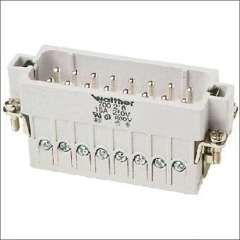 WALTHER PROCON 450180540 Kontaktblock fuer rechteckige Steckverbinder 36 mm
