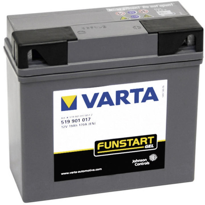 Varta Motorradbatterie 519901017 - Höchste Startkraft und Zuverlässigkeit für Ihr Motorrad