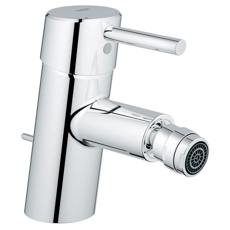 Grohe Einhebelmischer für Bidet, mit Ablauf, Chromoberfläche CONCETTO 32208001