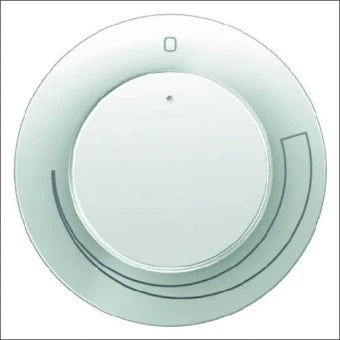 BERKER 11372079 Bedienelement / Zentralplatte Schalterprogramm 58.3 mm
