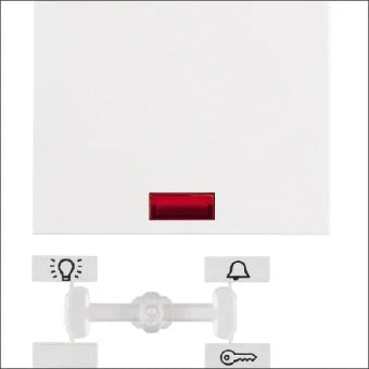 BERKER 14157009 Bedienelement / Zentralplatte Schalterprogramm 71 mm
