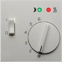 BERKER 20348989 Ruimtethermostaat (huishoudelijk, niet industrieel) 71 mm