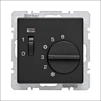 BERKER 20306086 Ruimtethermostaat (huishoudelijk, niet industrieel) 71 mm