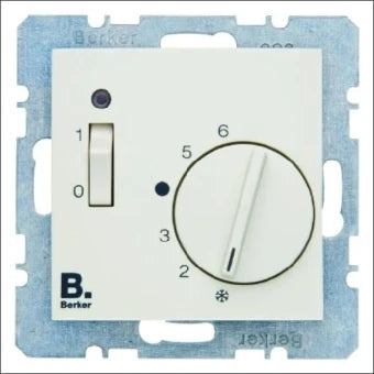 BERKER 20308982 Ruimtethermostaat (huishoudelijk, niet industrieel) 71 mm