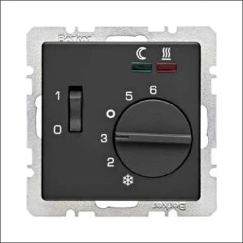 BERKER 20346086 Ruimtethermostaat (huishoudelijk, niet industrieel) 71 mm