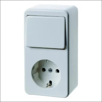 BERKER 61479649 Schakelaar/Steckdose combinatie