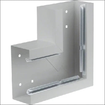 TEHALIT BRS651305VERZ Verticaal hoekstuk wandgoot 130 mm