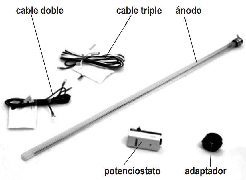Lapesa Fremdstrom-Anode Correx-up für Geiser Inox