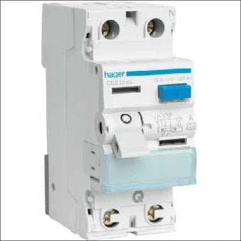 HAGER CDS225G FI-Schalter