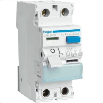 HAGER CFA240G FI-Schalter