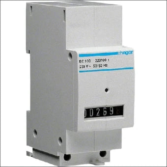 HAGER EC100 Urenteller 35 mm