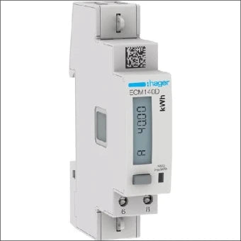 HAGER ECM140D Elektriciteitsmeter 18 mm