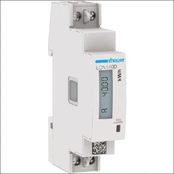 HAGER ECN140D Elektriciteitsmeter 18 mm