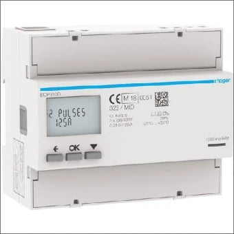 HAGER ECP310D Elektriciteitsmeter 107 mm
