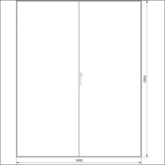 HAGER FG26XE Installatiekast leeg