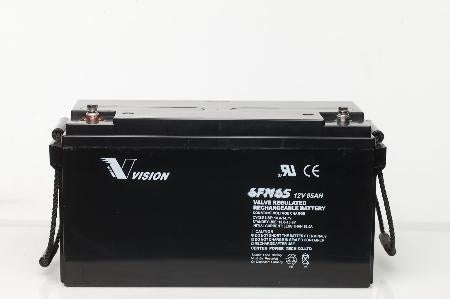VISION Bleiakku 6FM65X mit 12V und 65Ah