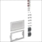 HAGER FWQ72P Leerer Installationskasten 1100 mm