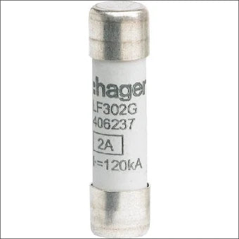 HAGER LF302G CHT10 2A Cilindrische zekering
