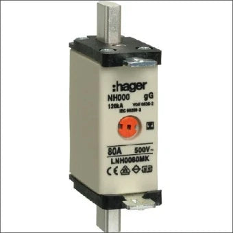 HAGER LNH0080MK NH000 KTF MK80A 500V