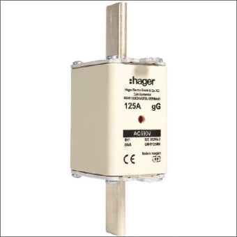 HAGER LNH1125M6 NH1 GG M125A 690V