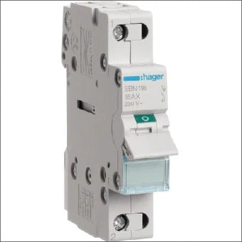 HAGER SBN116 Modularer Einbauschalter