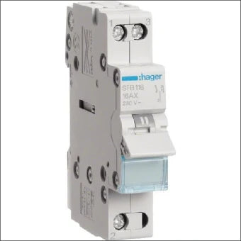 HAGER SFB116 Modularer Einbauschalter