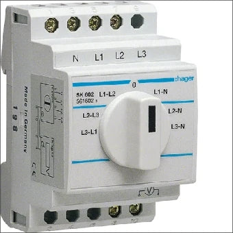 HAGER SK602 Voltmeterschakelaar