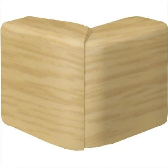 TEHALIT SL200553D5 Buitenhoekstuk plintgoot 55 mm