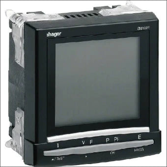 HAGER SM102E Multifunctionele paneelmeter 96 mm