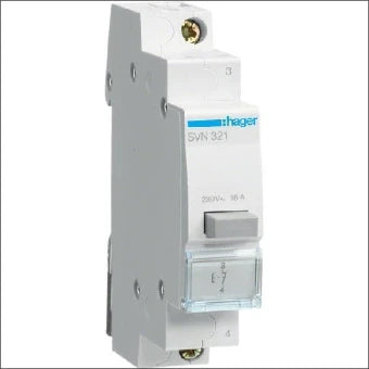 HAGER SVN321 Drukknop modulair