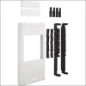 HAGER UE31E1B Inbouwunit met mespatroonhouders/veilighedenlastscheiders
