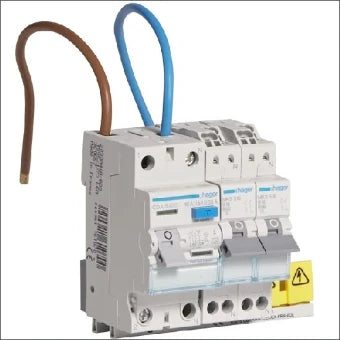 HAGER VKS02COMBI FI-Schalter mit Zusatzgeraet