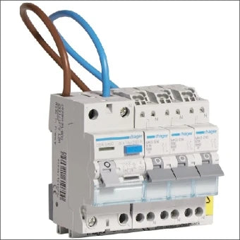HAGER VKS03COMBI FI-Schalter mit Zusatzgeraet