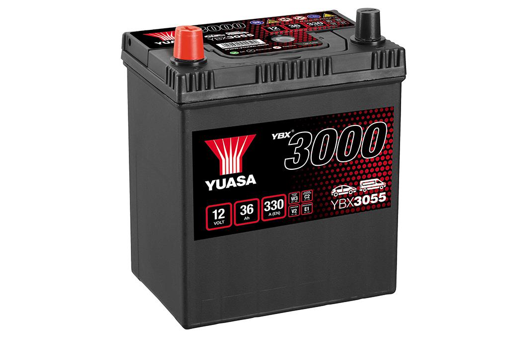 Yuasa Autobatterie YBX3055 12V 40Ah 340A (YBX3000 Serie)