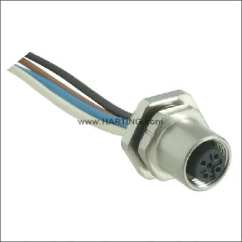HARTING 21033112400 Ronde connector, inbouw (met kabel)