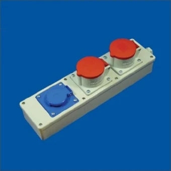HATEHA 12.919.020 CEE-contactdoos combinatie (IEC 60309) 104 mm
