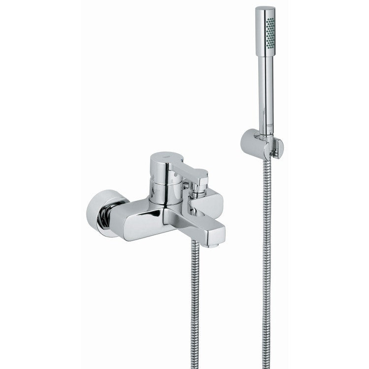 Grohe Lineare Einhebel-Wannen-Duschmischer mit Duschausstattung, Chromoberfläche 33850000