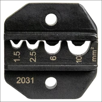 HAUPA 211999 Presseinsatz fuer Crimpzange Kabelschuh-Verbinder, Aderendhuelse, Schirmanschluss