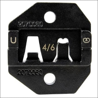 HAUPA 212008 Presseinsatz fuer Crimpzange Kabelschuh-Verbinder, Aderendhuelse, Schirmanschluss