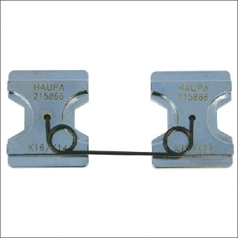 HAUPA 215872 Presseinsatz fuer Crimpzange Kabelschuh-Verbinder, Aderendhuelse, Schirmanschluss