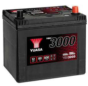Yuasa Autobatterie YBX3005 12V 60Ah 450A (YBX3000 Serie)