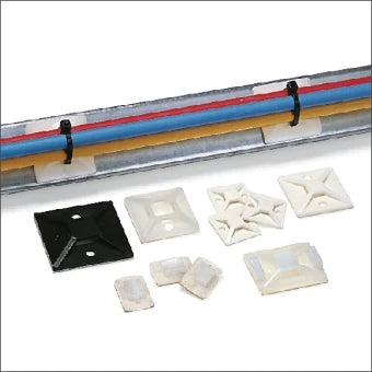 HELLERMANN 151-28412 BevestigingsSockel und -element fuer Kabelbinder 28 mm