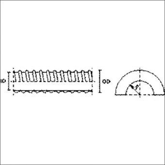 HELLERMANN 166-40004 Kunststof kabelbeschermslang