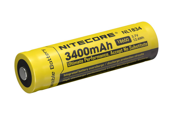 Nitecore Li-Ion Akku 18650 NL1834 3,7V 3400mAh (gesch