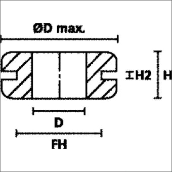 HELLERMANN 633-02030 Kabeldoorvoertule