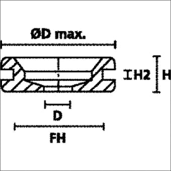 HELLERMANN 633-02040 Kabeldoorvoertule
