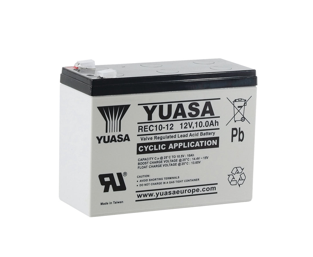 Yuasa Bleiakku mit 12V und 10Ah - REC1012