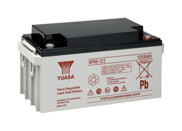Yuasa NP65-12I Bleiakku 12V 65Ah - VdS-zertifiziert, wartungsfrei und leistungsstark