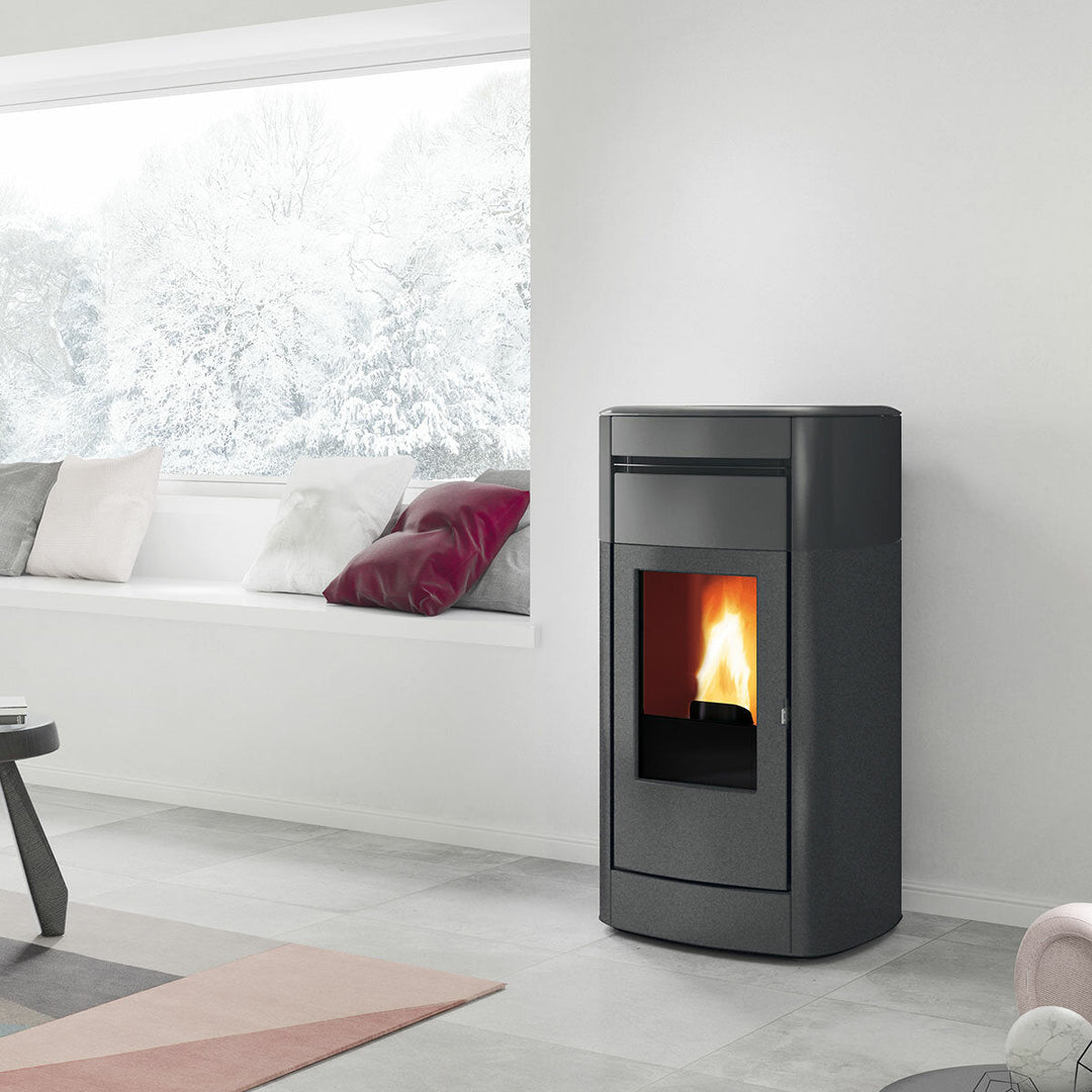 Edilkamin Vyda2 H 22 Up – Pelletofen (wasserführend), 22,8 kW, WLAN